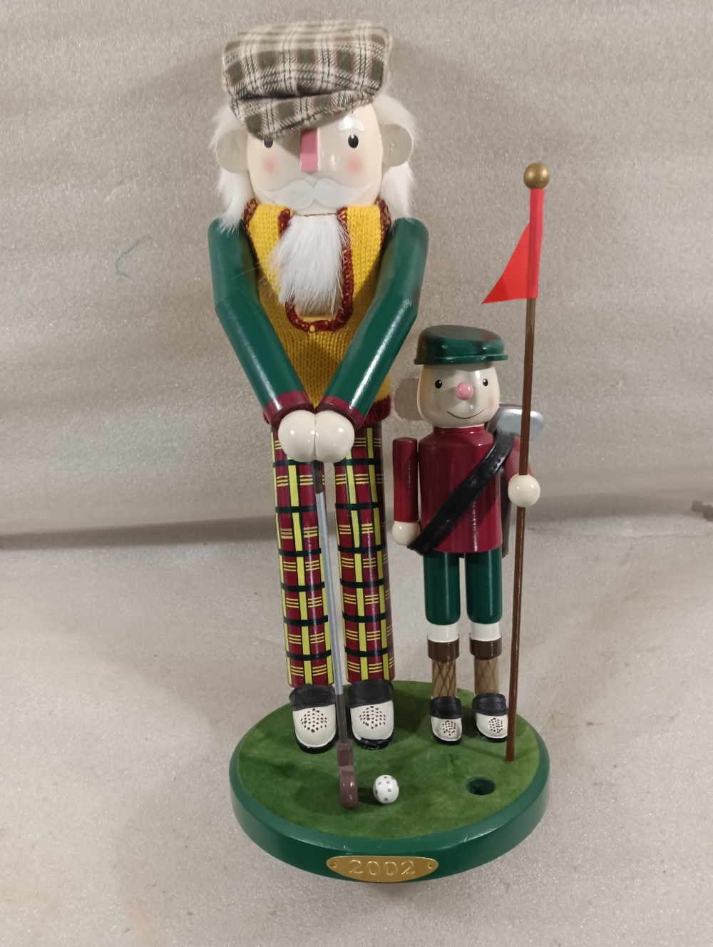 Scottish Golfer Caddy Nutcracker Large Christmas Bombay